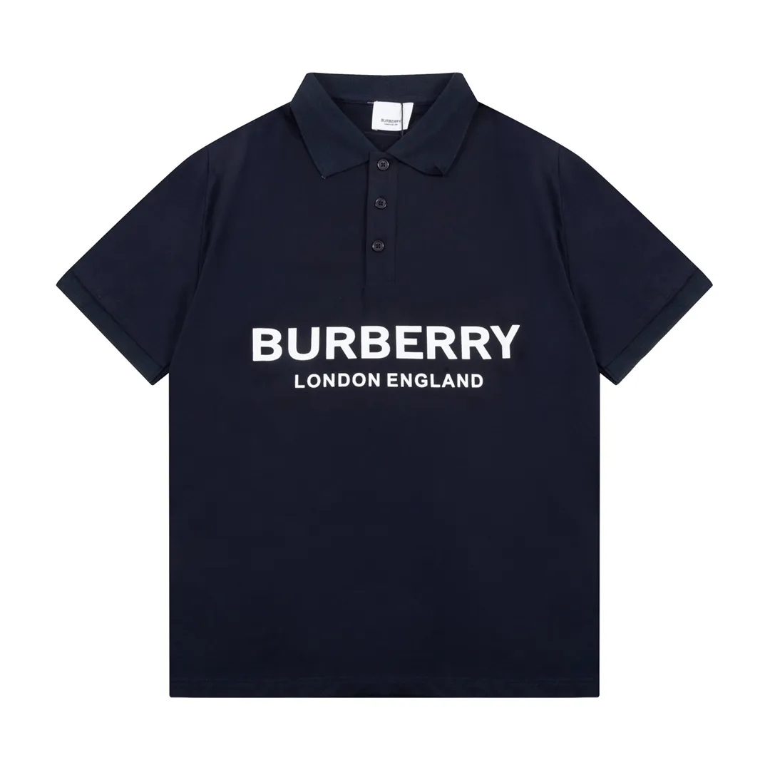 BURBERRY Classic Lo GO ， Retro Same Style Polo Versatile : Size：M-2XL
